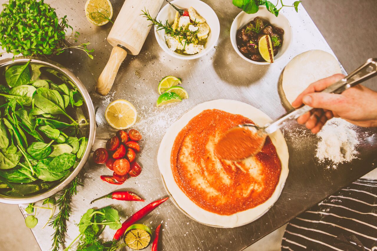 pizza prep